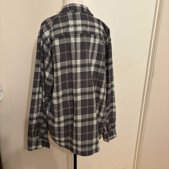 Men's Plaid Cotton Flannel Shirt by Weatherproof - Size XL - Picture 2 of 10